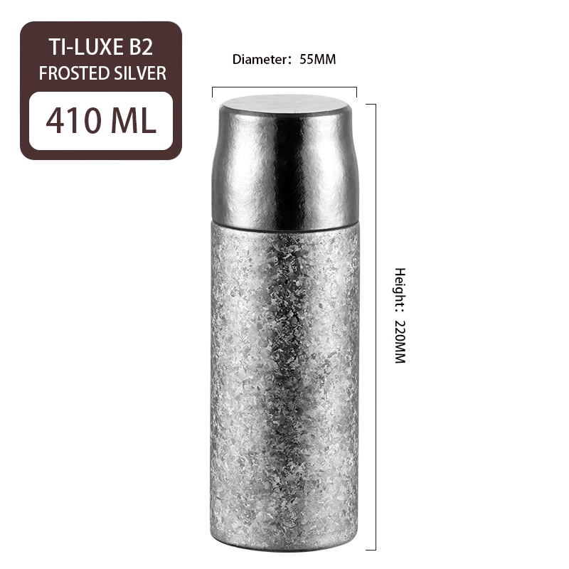 TI-LUXE B2 Pure Titanium Thermos Bottle