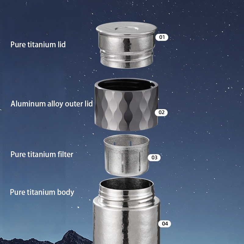 TI-LUXE S1 Pure Titanium Bottle