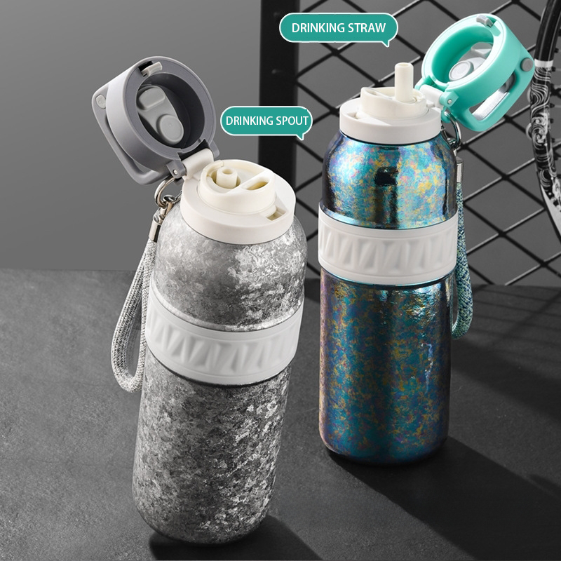 TI-LUXE S2 Pure Titanium Hiking Water Bottle