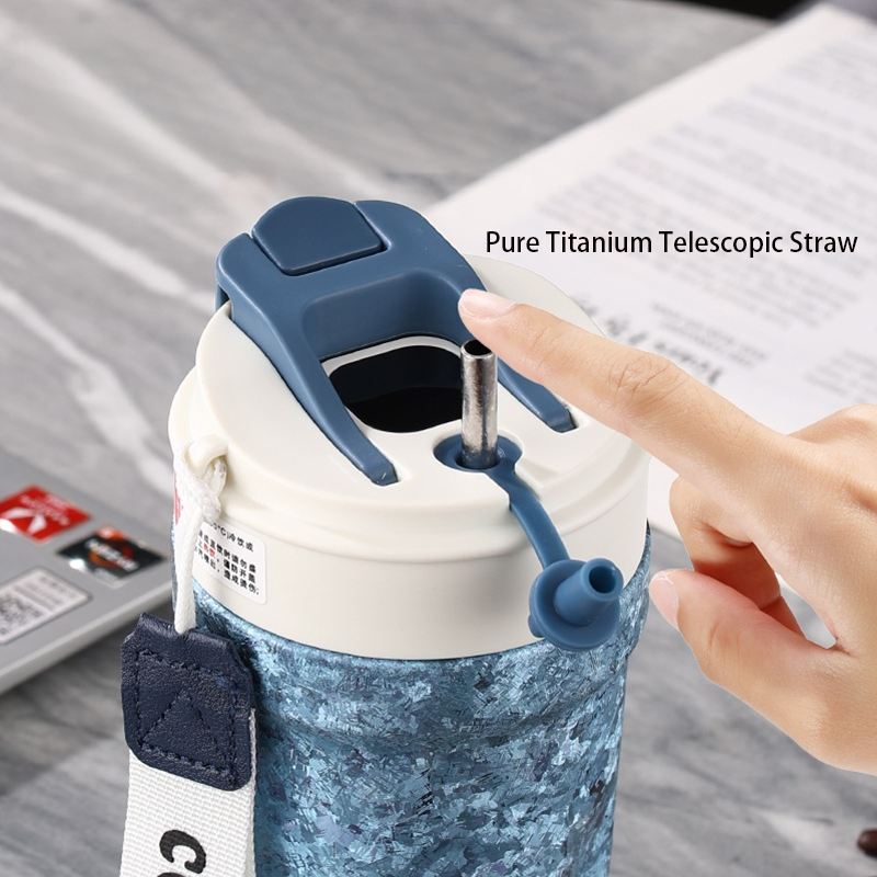 TI-LUXE B1 Pure Titanium coffee mug