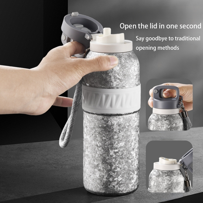 TI-LUXE S2 Pure Titanium Hiking Water Bottle