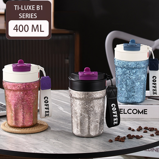 TI-LUXE B1  Pure Titanium coffee mug